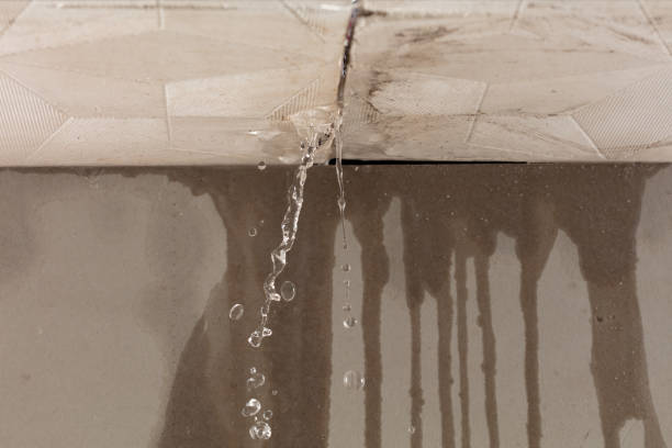 Professional Water Damage Repair technician working in Arverne, NY